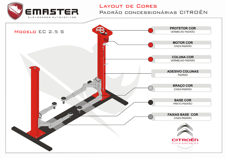 Layout de Cores Citroën